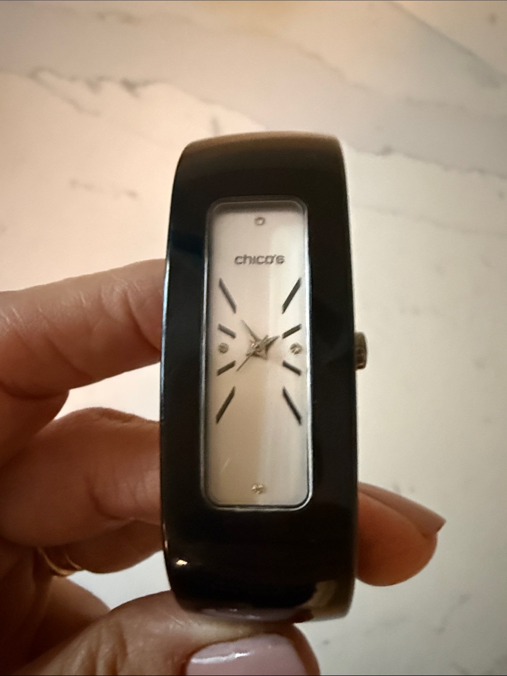 Chico’s Black Bracelet Watch